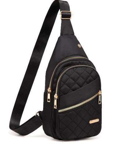 Photograph of product: Sling Bag with gold zipper - 