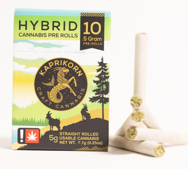 Photograph of product: Kaprikorn | 10 x 0.5 Pre Rolls | Gas Face x Sub Zero | Hybrid