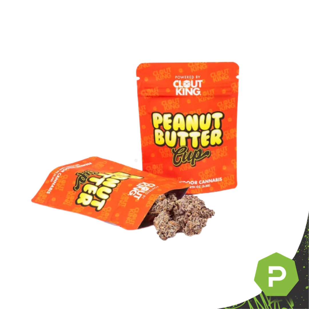 Photograph of product: Clout King Prepackaged Flower | Peanut Butter & Terdz - 3.5g