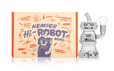 Photograph of product: Hemper 6" HiRobot Water Pipe with 14M Bowl