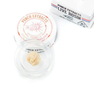 Photograph of product: Punch Extracts Horchata Tier 3 Live Rosin Badder