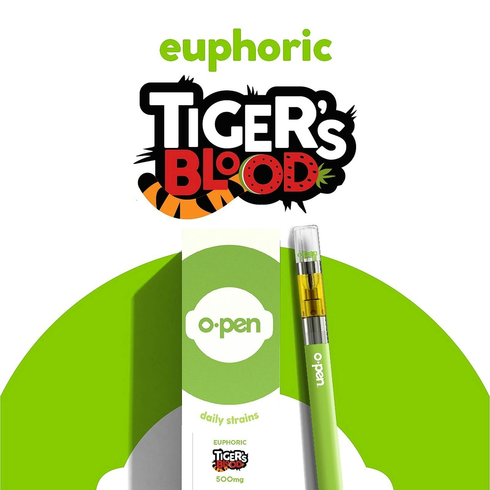 Photograph of product: O.pen- Tiger's Blood 1000mg