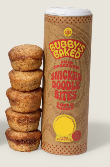 Photograph of product: Snicker Doodle Baked Bites [10mg TH-oui] || Bubby's Baked