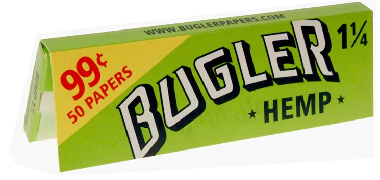 Photograph of product: Bugler 1 1/4 Rolling Papers