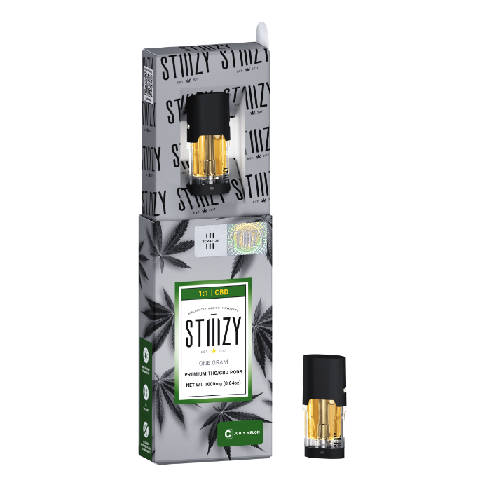 Photograph of product: JUICY MELON CBD 1:1 POD 1G