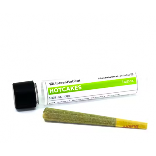 Photograph of product: 1g Hotcakes Preroll - Habitat
