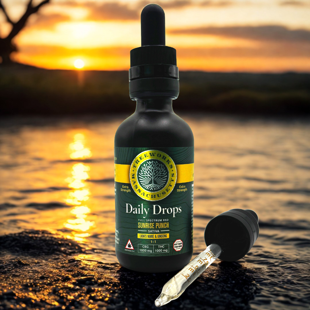 Photograph of product: Daily Drops | 1:1 TH-oui : CBG | RSO | 2oz