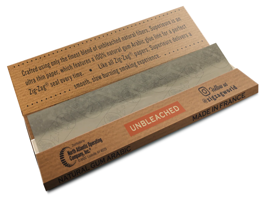 Photograph of product: Zig Zag Unbleached King Slim Ultra Thin Papers