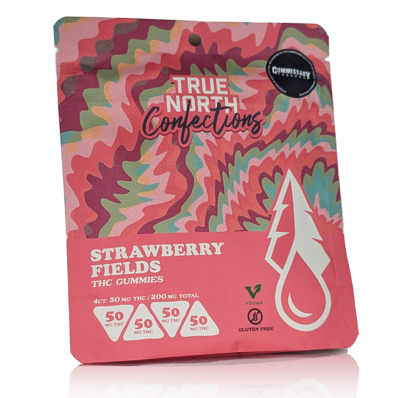 Photograph of product: STRAWBERRY FIELDS - 200MG (4X50MG)