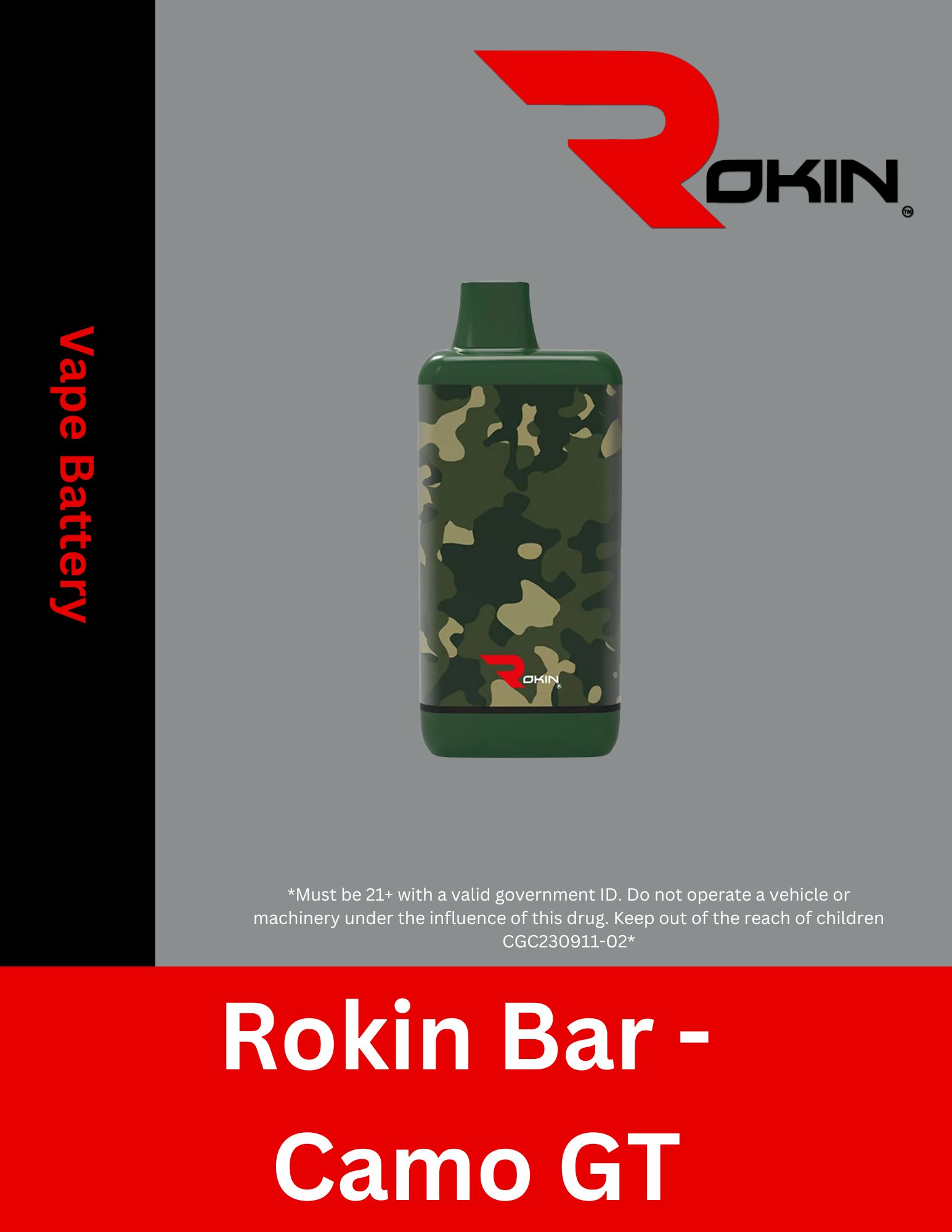Photograph of product: BAR - Cammo GT