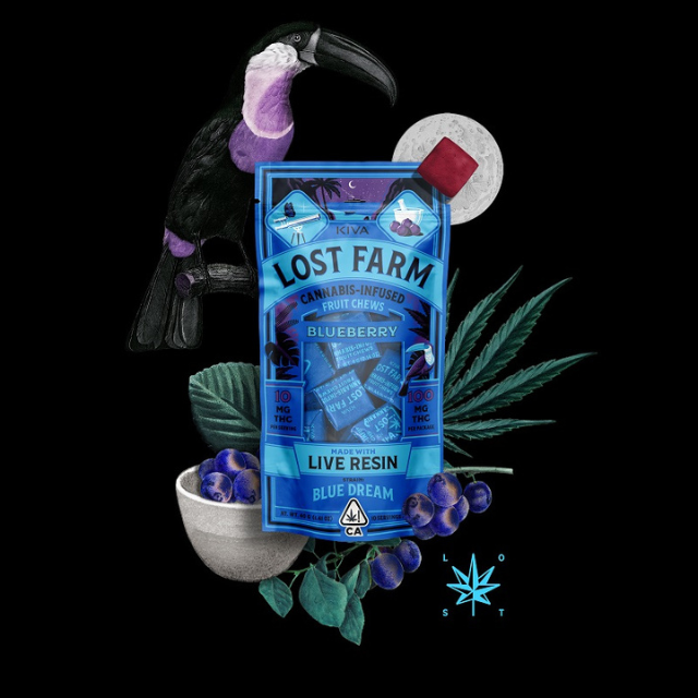 Photograph of product: 10CT- BLUEBERRY- LIVE RESIN- FRUIT CHEWS