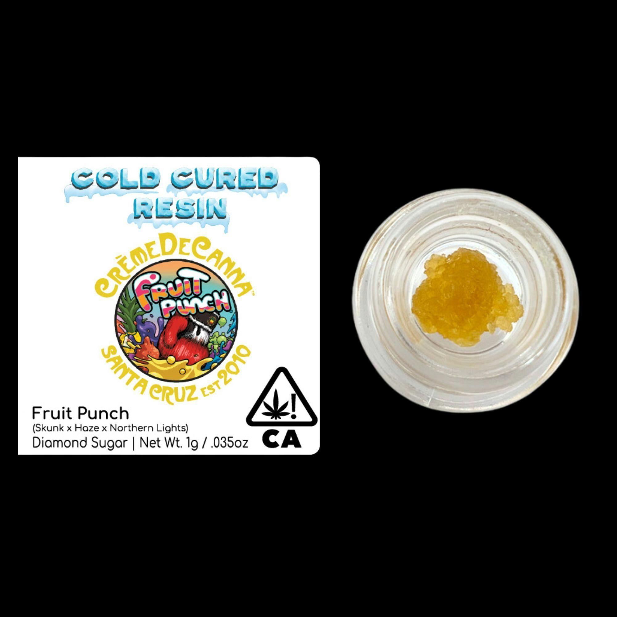 Photograph of product: Creme De Canna 1g Cold Cured Extracts Diamond Sugar 1g Fruit Punch