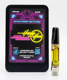 Photograph of product: Northern Craft Oui'd | Happy Hour | Rebel Cookies | Distillate | Cartridge