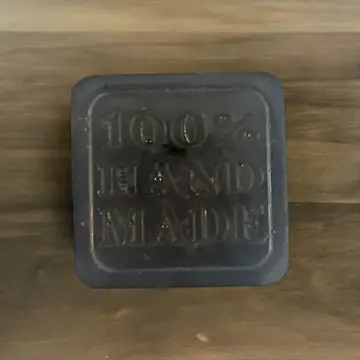 Photograph of product: Blueberry Thyme Hempseed Oil Indigo Powder Soap (2.5oz)