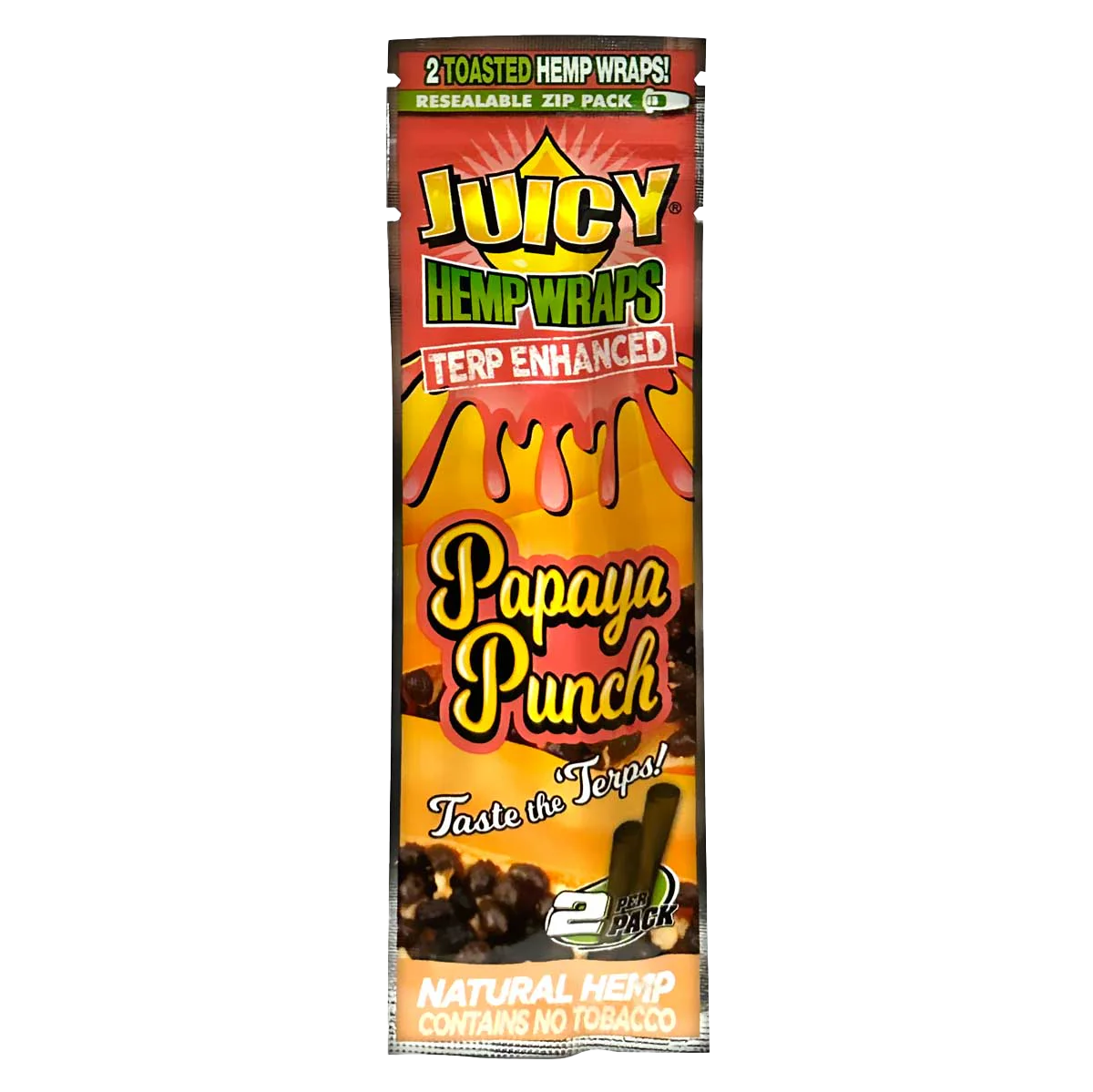 Photograph of product: Juicy Hemp Wraps | Papaya Punch