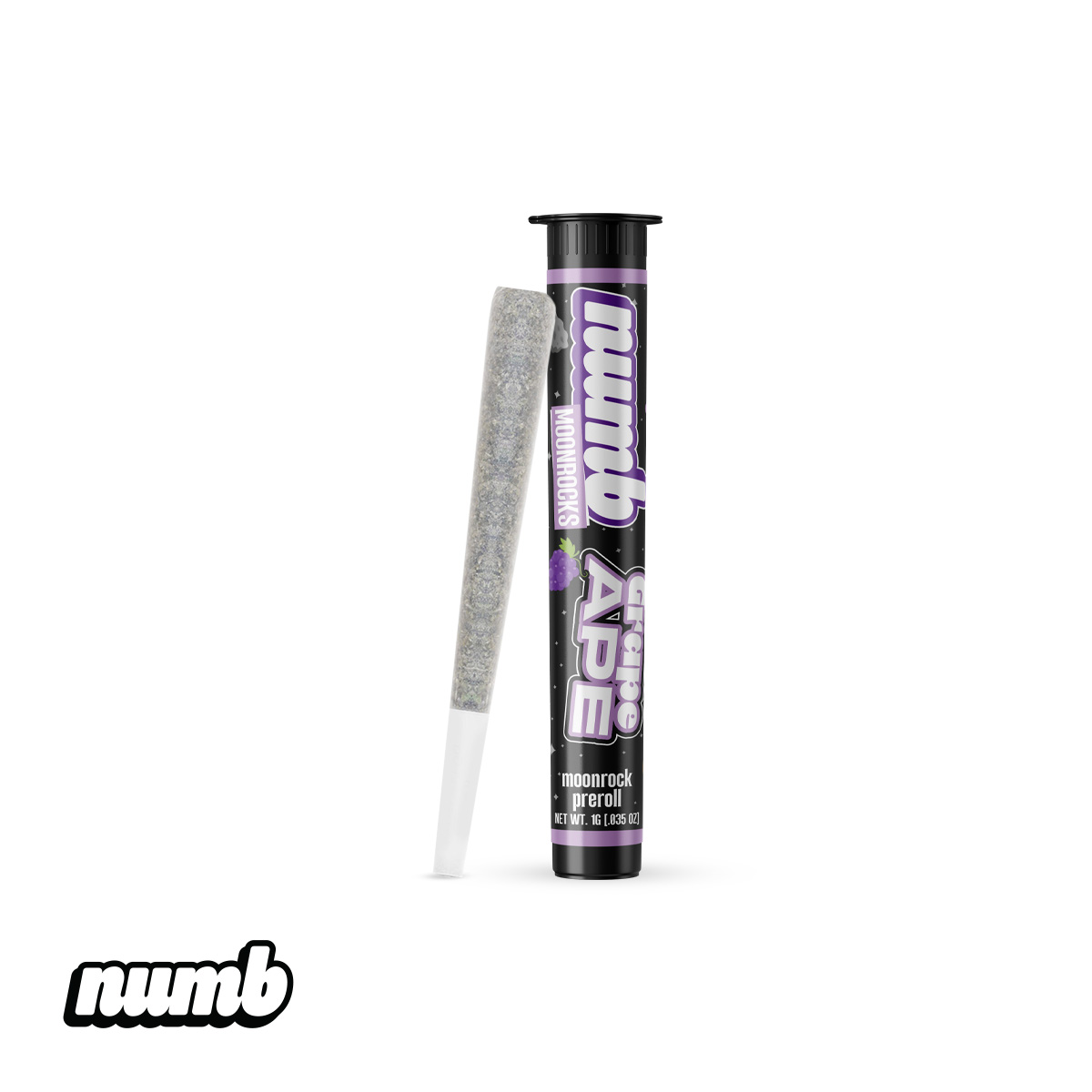Photograph of product: Numb Grape Ape Moonrock Infused Pre-Roll | 1g