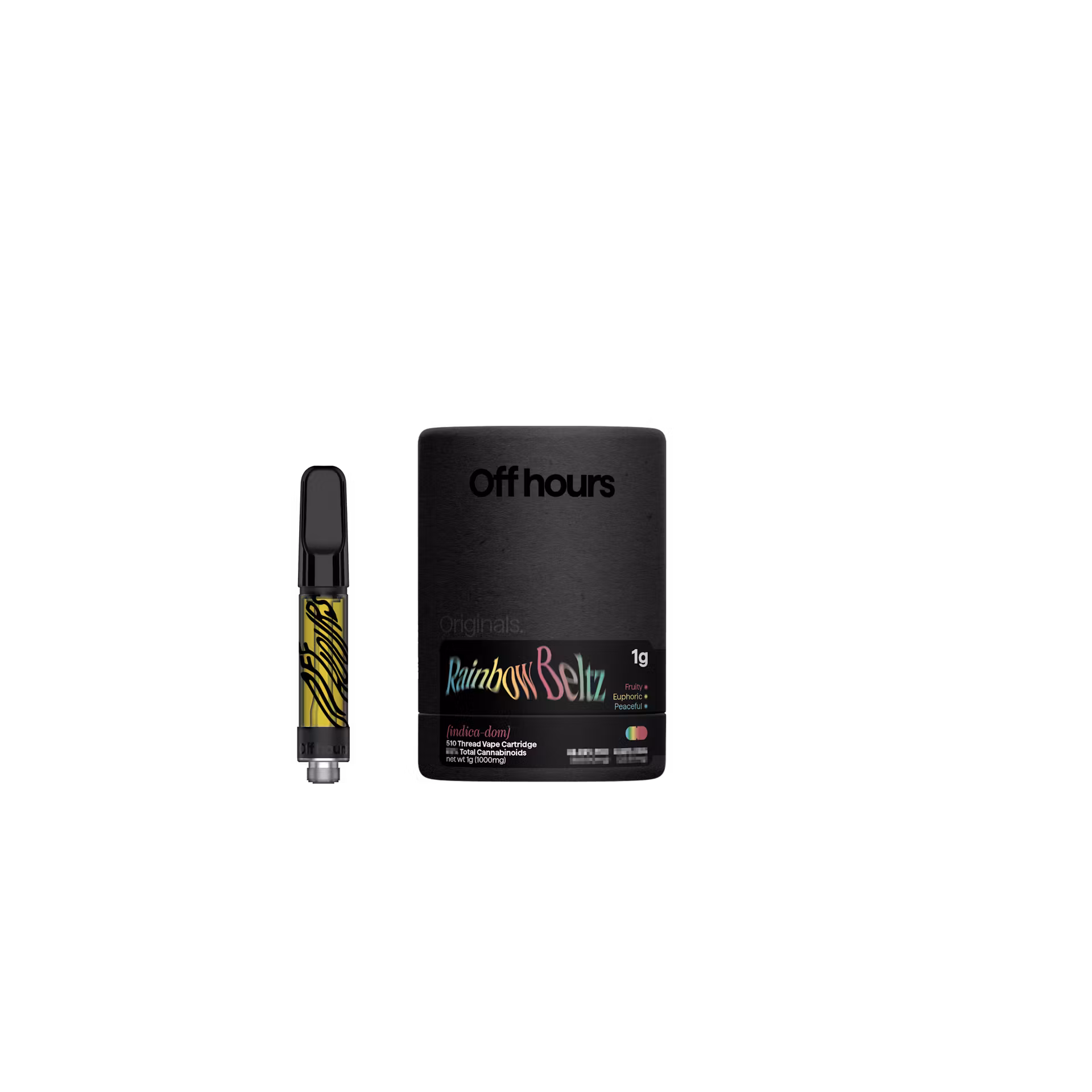 Photograph of product: Rainbow Beltz | Vape cart