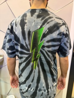 Photograph of product: Green Lighting Tie Dye ~ T-Shirt ~ Small