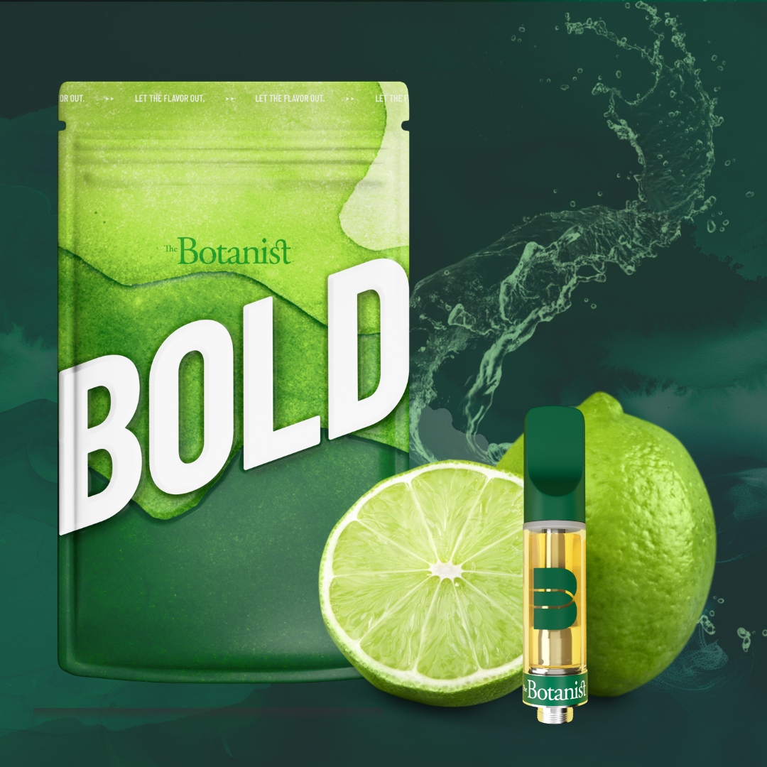 Photograph of product: The Botanist - BOLD Lime Blast - 1g Cartridge