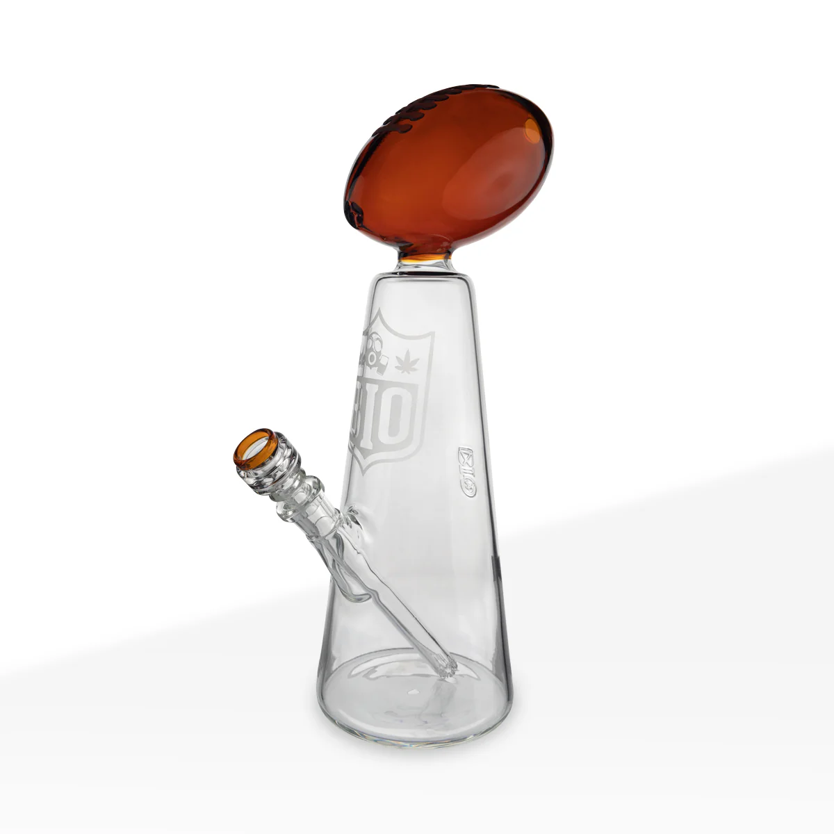 Photograph of product: BIO Glass Football Trophy Water Pipe