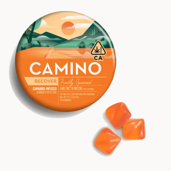 Photograph of product: [Camino] CBG Gummies - 1:2 - Freshly Squeezed Recover (H) - 