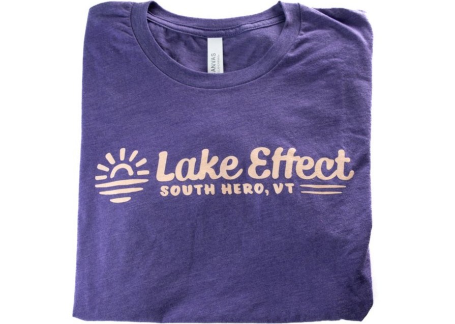 Photograph of product: Apparel | Lake Effect Purple Tee
