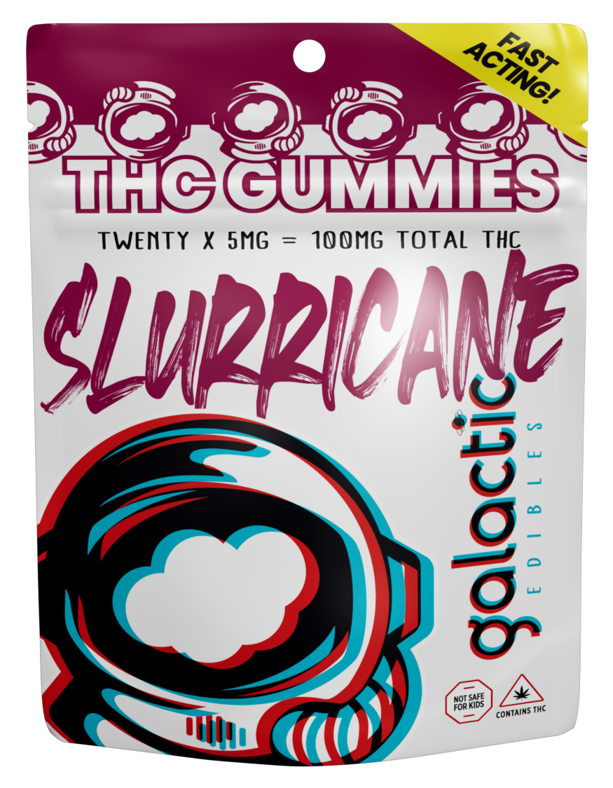 Photograph of product: Slurricane | Fast Acting Gummies | 100mg
