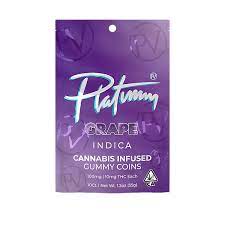 Photograph of product: Platinum Gummies- Grape 200mg