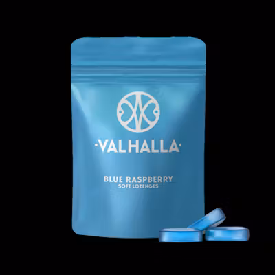 Photograph of product: Valhalla | Blue Raspberry Lozengez | 100mg