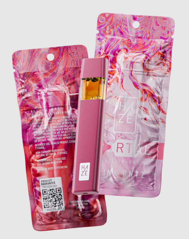 Photograph of product: Next1 Haze Portal - Pink Rntz (IH) - 1g Distillate Disposable