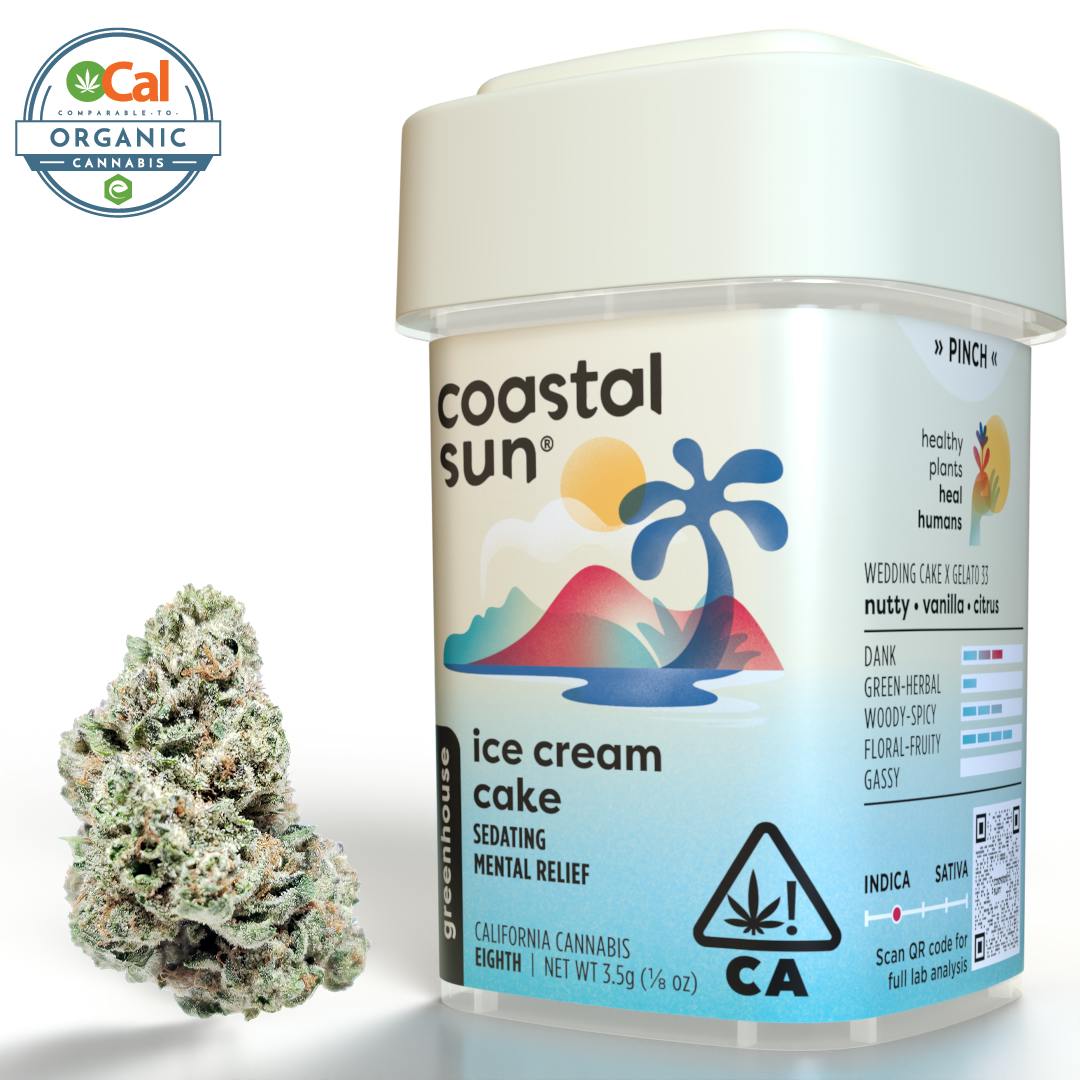 Photograph of product: Coastal Sun | Flower I/H | Ice Cream Cake - 3.5g