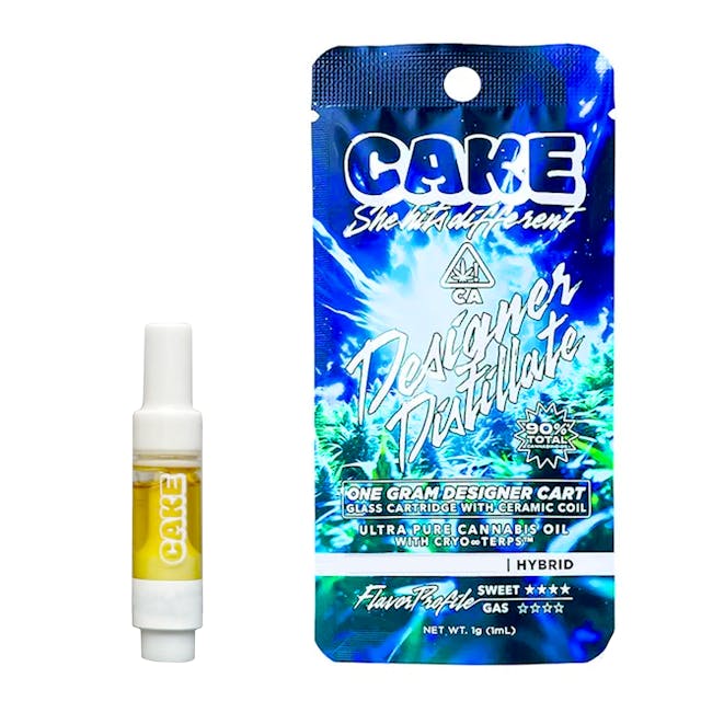 Photograph of product: Cherry Cobbler (H) - Designer Distillate 1g Cart - Cherry Cobbler (H)