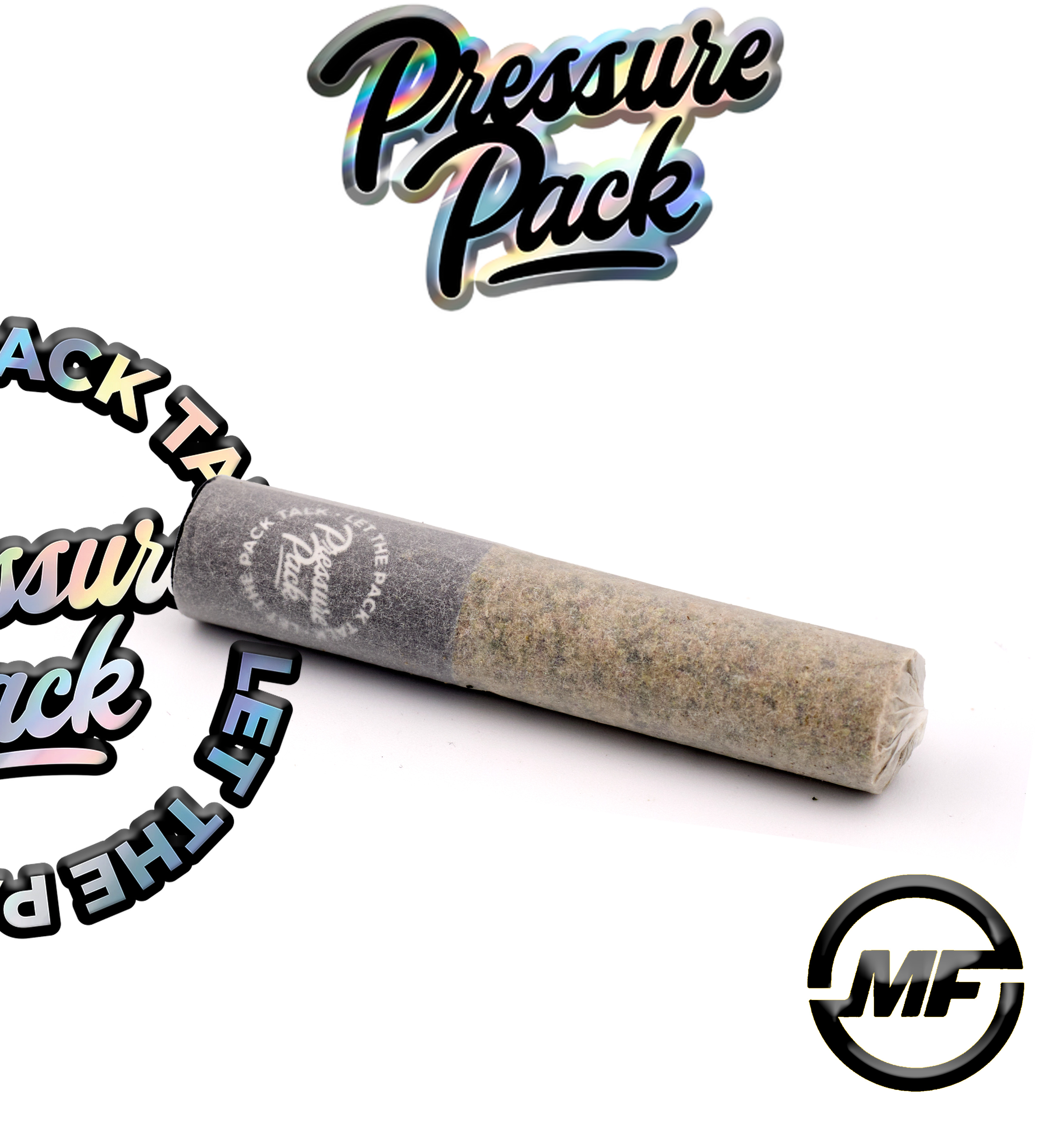 Photograph of product: Pressure Pack | Orange Bomb | Premium Flower Pre-Roll | 1g