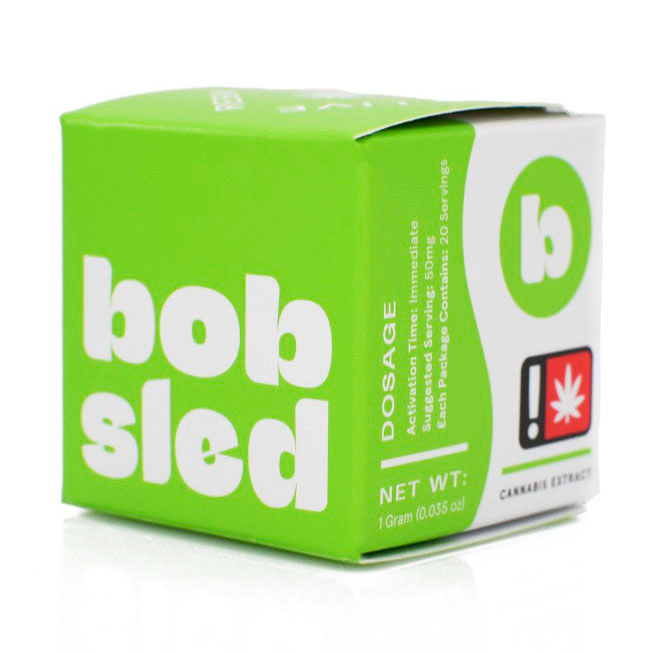Photograph of product: Bobsled 1g STRAWBERRY GARY Live Resin Dab Jar