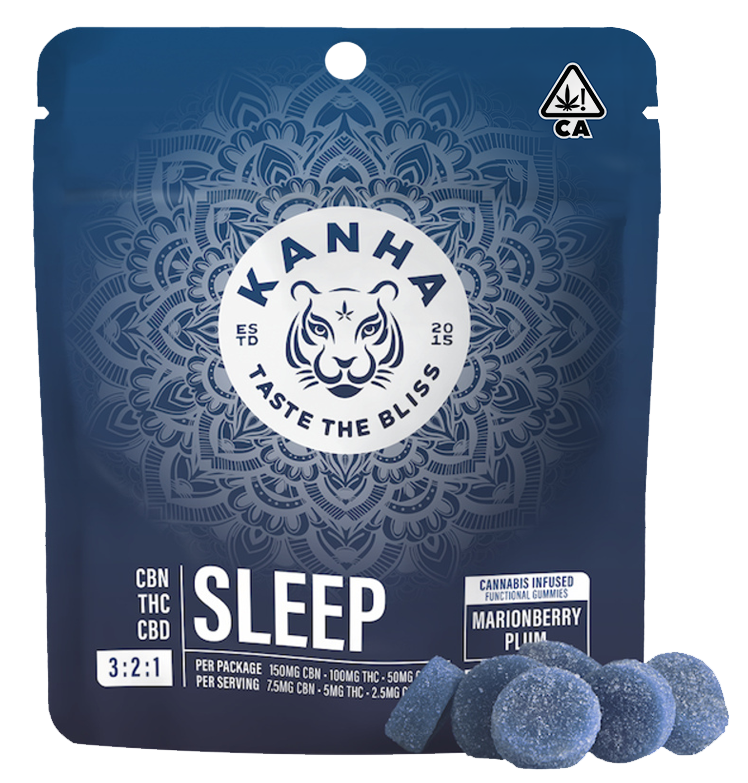 Photograph of product: Nano Sleep Marionberry Plum 3:2: Gummies | 45G 50MG 10PK