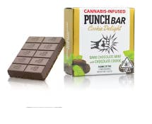 Photograph of product: Dark Chocolate Mint Cookie Delight PunchBar 100mg - 