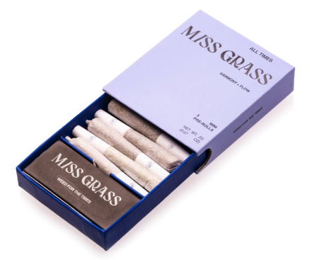 Photograph of product: Miss Grass - All Times Mini Preroll 5 Pack 2G