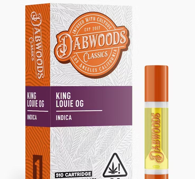 Photograph of product: Dabwoods King Louie OG Cartridge 1g