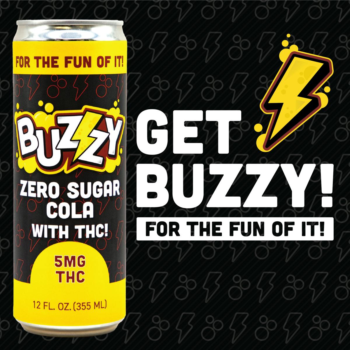 Photograph of product: BZY | Buzzy Zero Sugar Cola | 10mg TH-oui