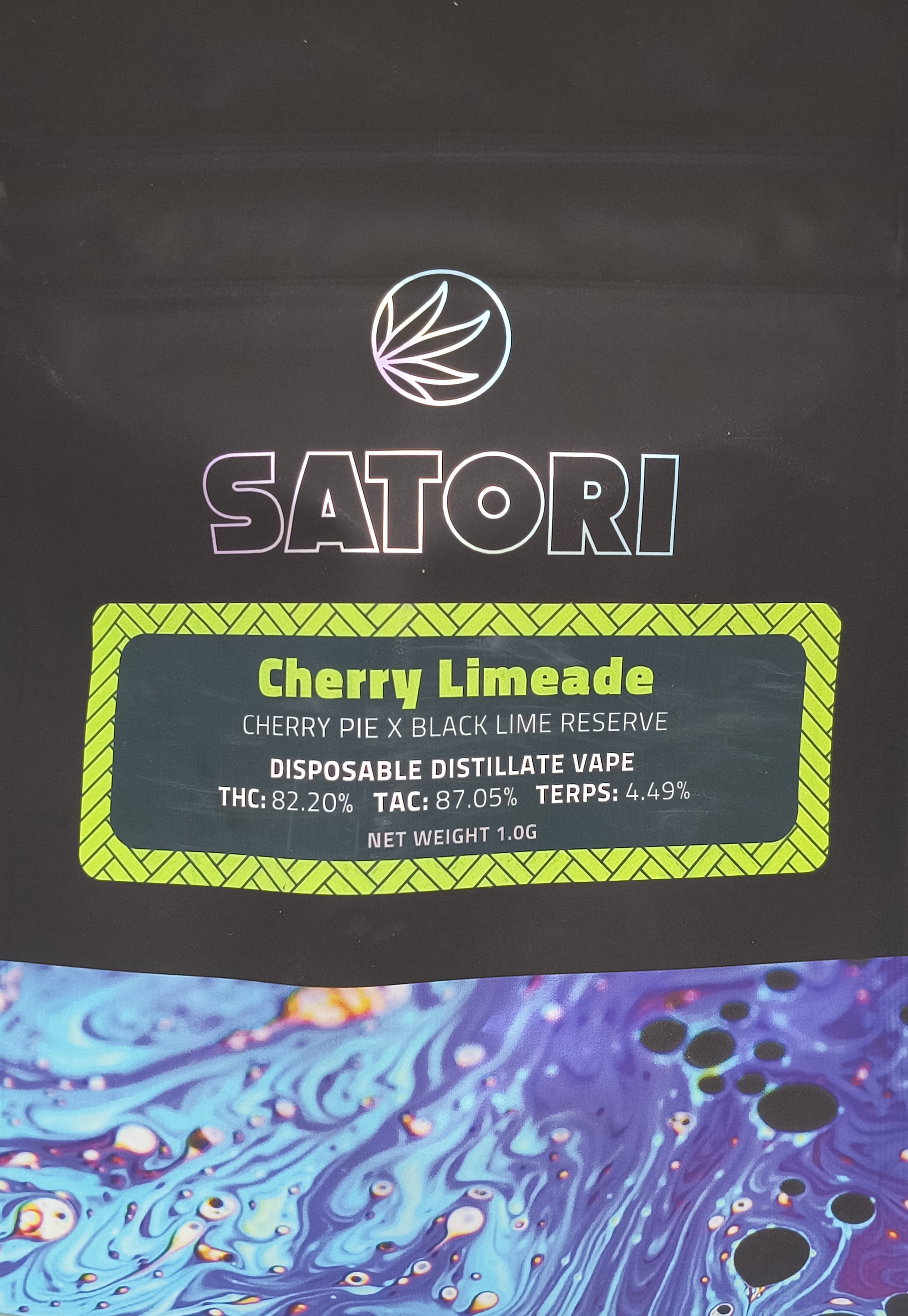 Photograph of product: Cherry Limeade Disposable Vape | Satori