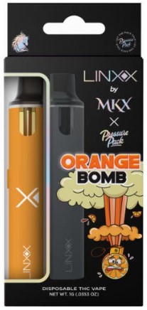 Photograph of product: Linxx Orange Bomb Disposable 1.0g
