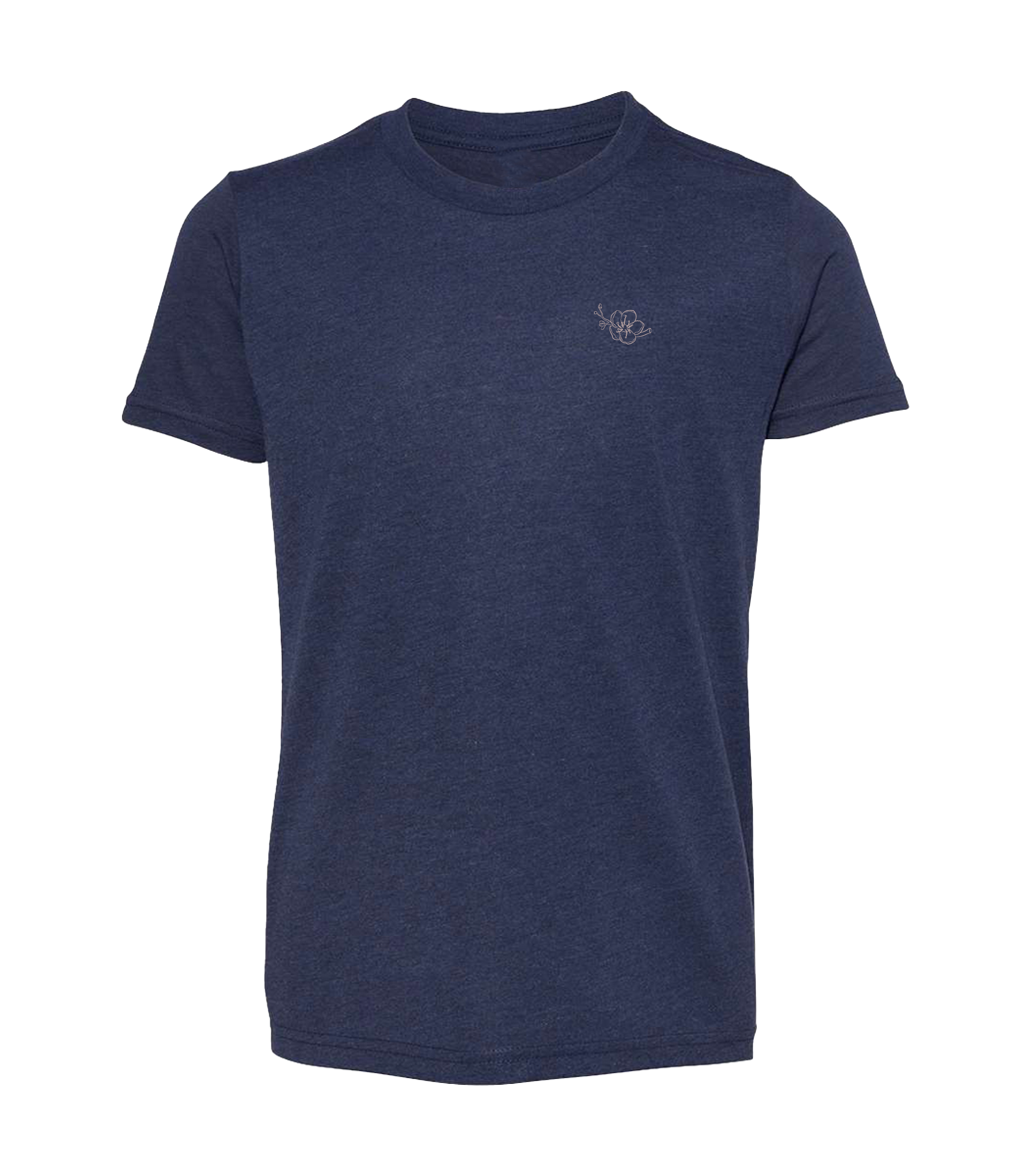 Photograph of product: Navy |  Tri Blend T-Shirt
