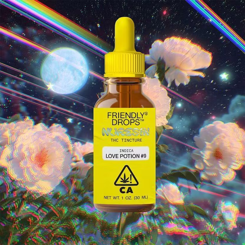 Photograph of product: Friendly Brand - Love Potion #9 - Indica- 1000mg Full Spectrum Tincture