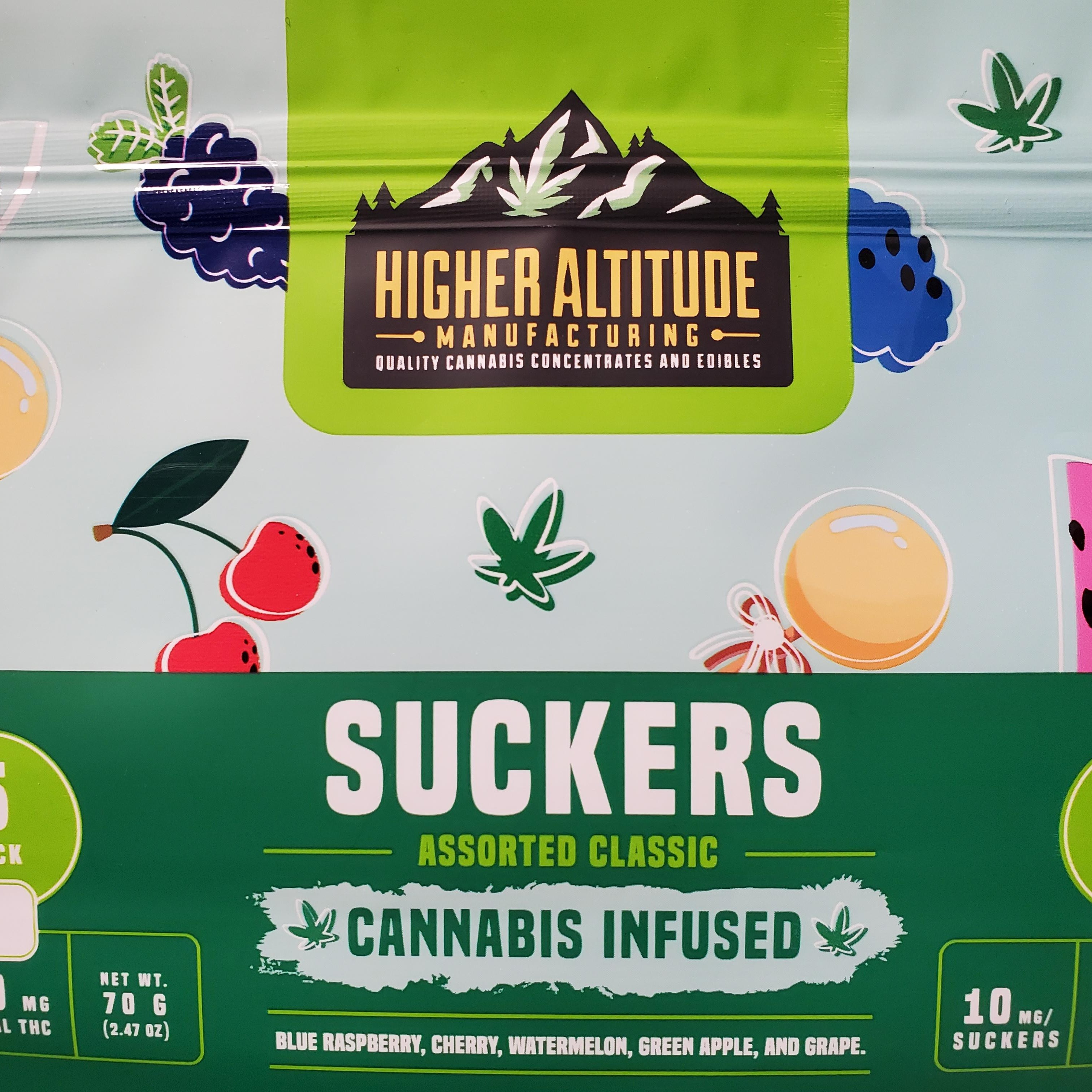 Photograph of product: Classic Mixed Suckers - Hybrid - 100mg