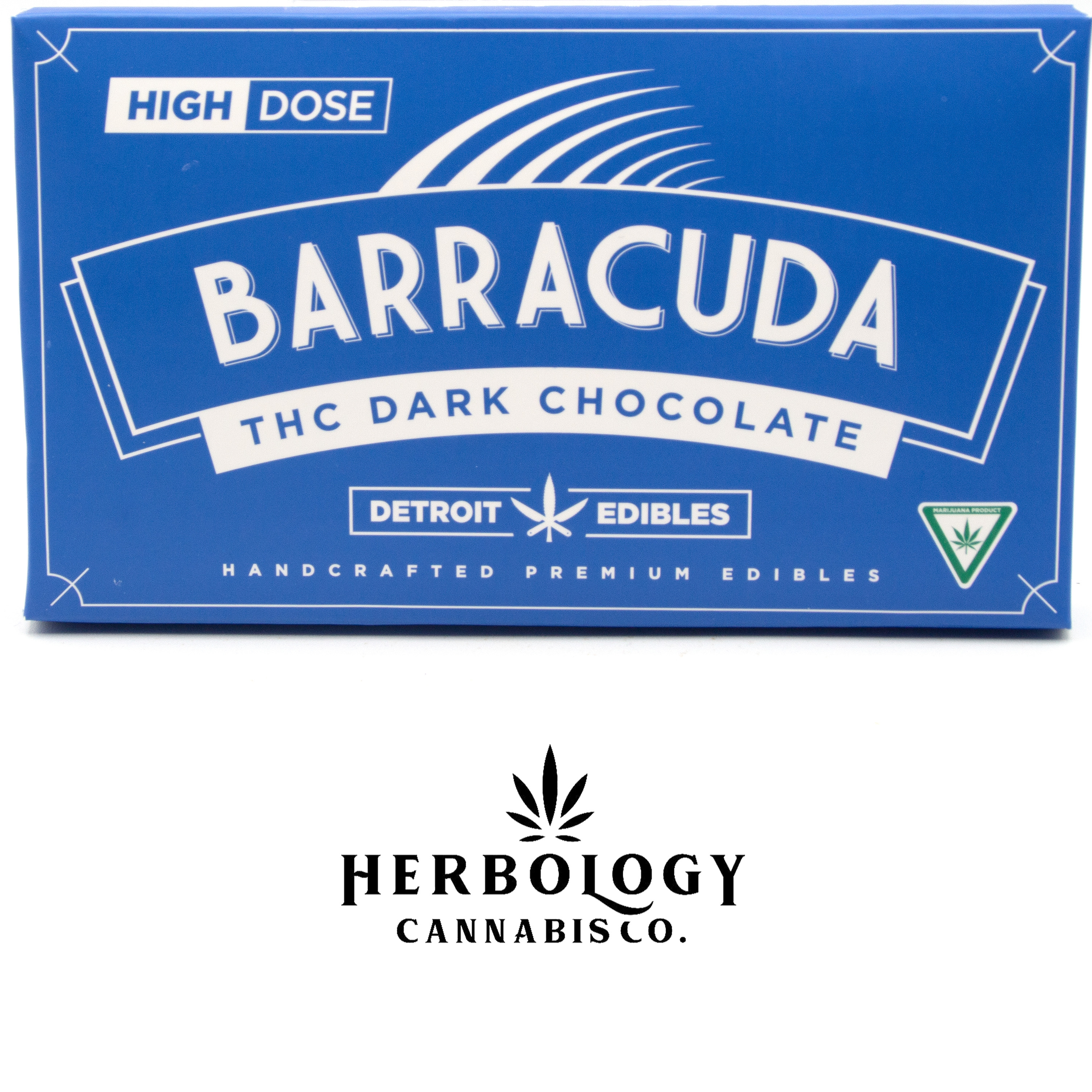 Photograph of product: Detroit Edibles | Barracuda Bar | Dark Chocolate | 200mg