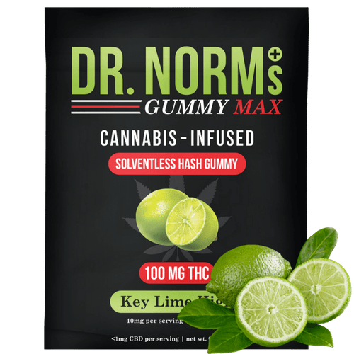 Photograph of product: KEY LIME HIGH SINGLE MAX SOLVENTLESS au chocolat GUMMY (SINGLE)