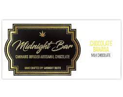 Photograph of product: Midnight Roots Bar - Chocolate Banana - 200mg