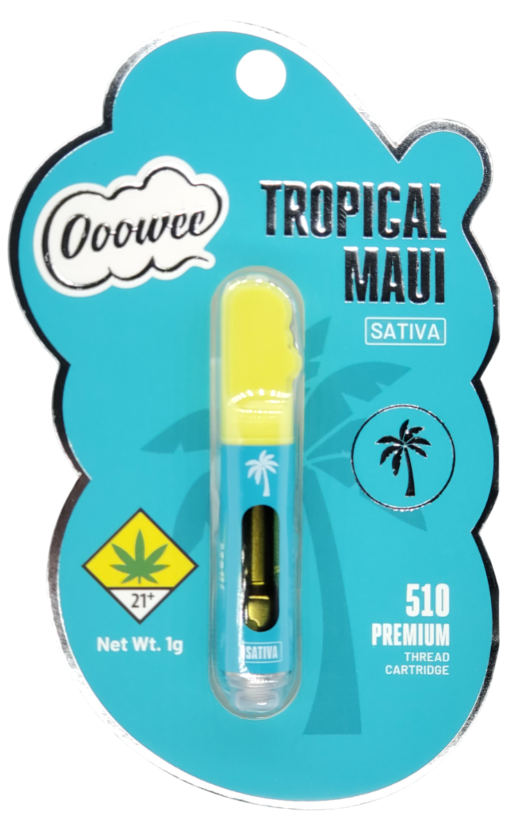 Photograph of product: Ooowee VAPE Tropical Maui Cart 1g