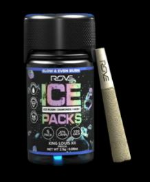 Photograph of product: King Louis XIII | Triple Infused Preroll Pack | .5gx5