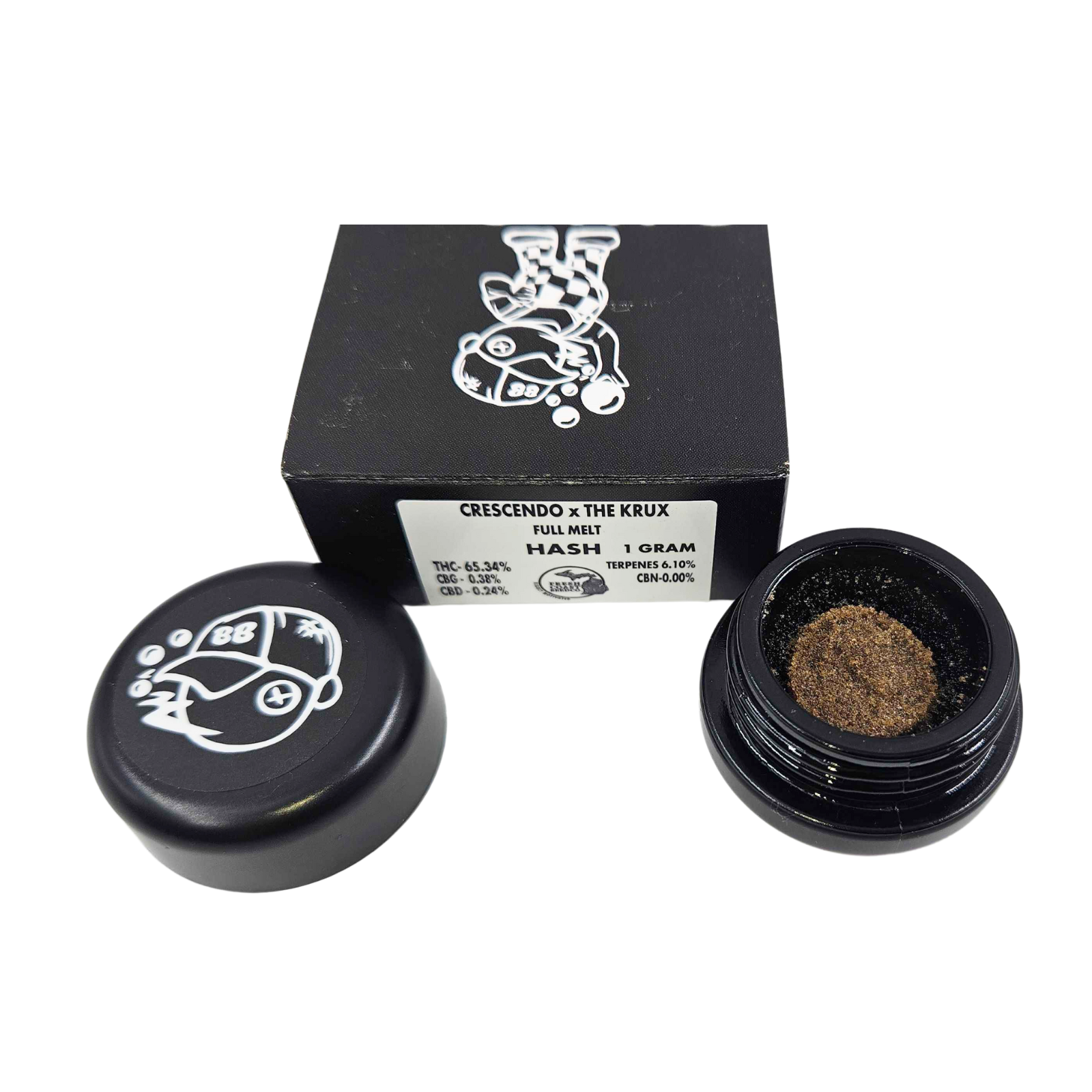 Photograph of Product: BUBBLE BOYZ | Concentrate | Bubble Hash | Full Melt | Crescendo x The Krux